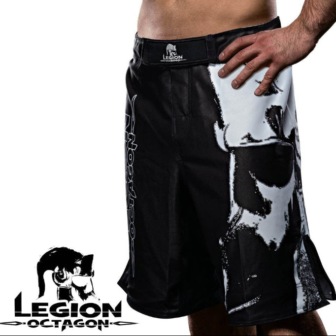 Short MMA White Skull LEGION OCTAGON