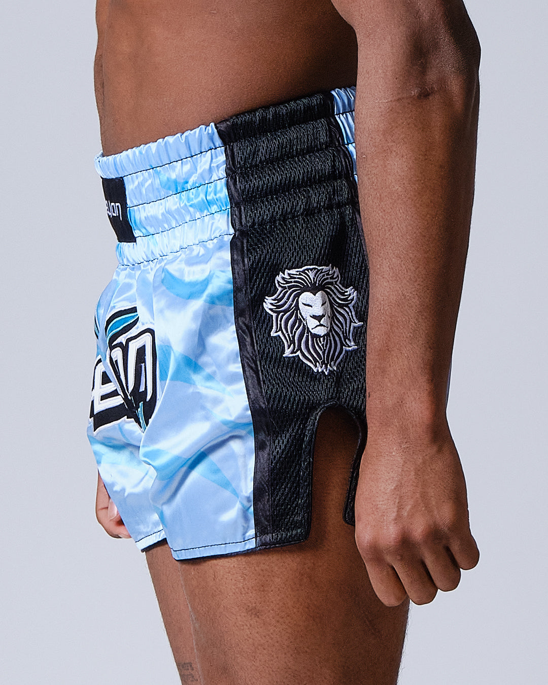 Short de Boxe Thaï ELION Raja-Sky Blue