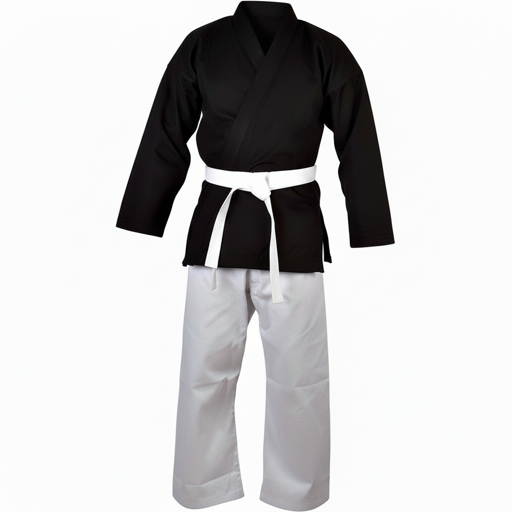 Karaté Gi Kempo Noir/Blanc