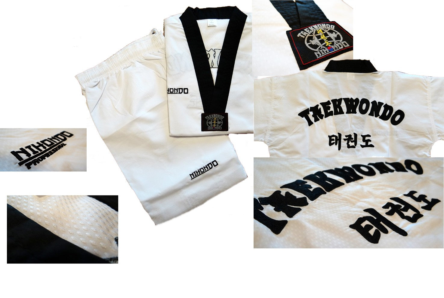 Dobok UltraLight col noir NIHONDO