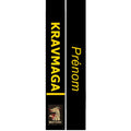 Ceinture Noire MATSURU brodée KRAVMAGA et Prénom