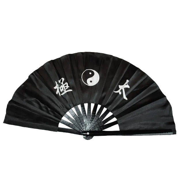 Éventail en bambou Yin Yang - arts martiaux énergétiques
