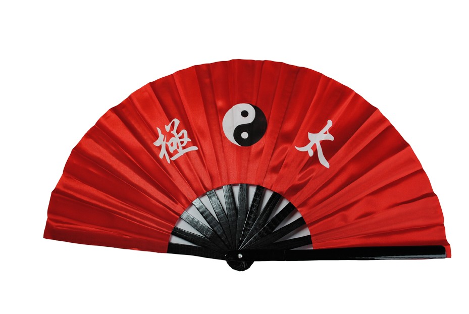 Éventail en bambou Yin Yang - arts martiaux énergétiques