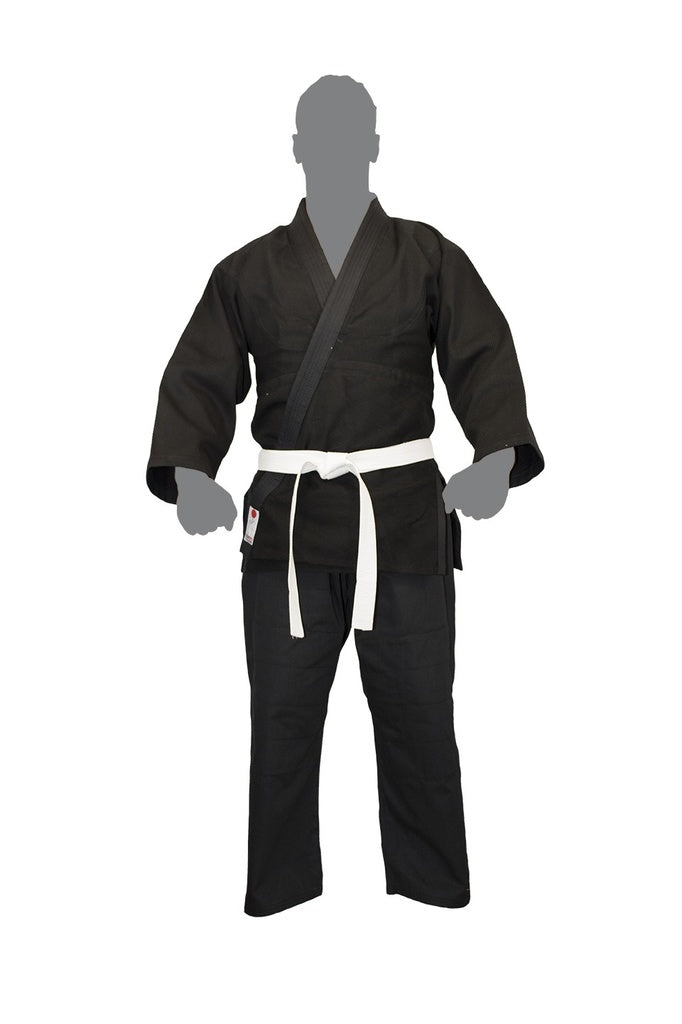 Judogi d'entrainement noir - Nihon Do