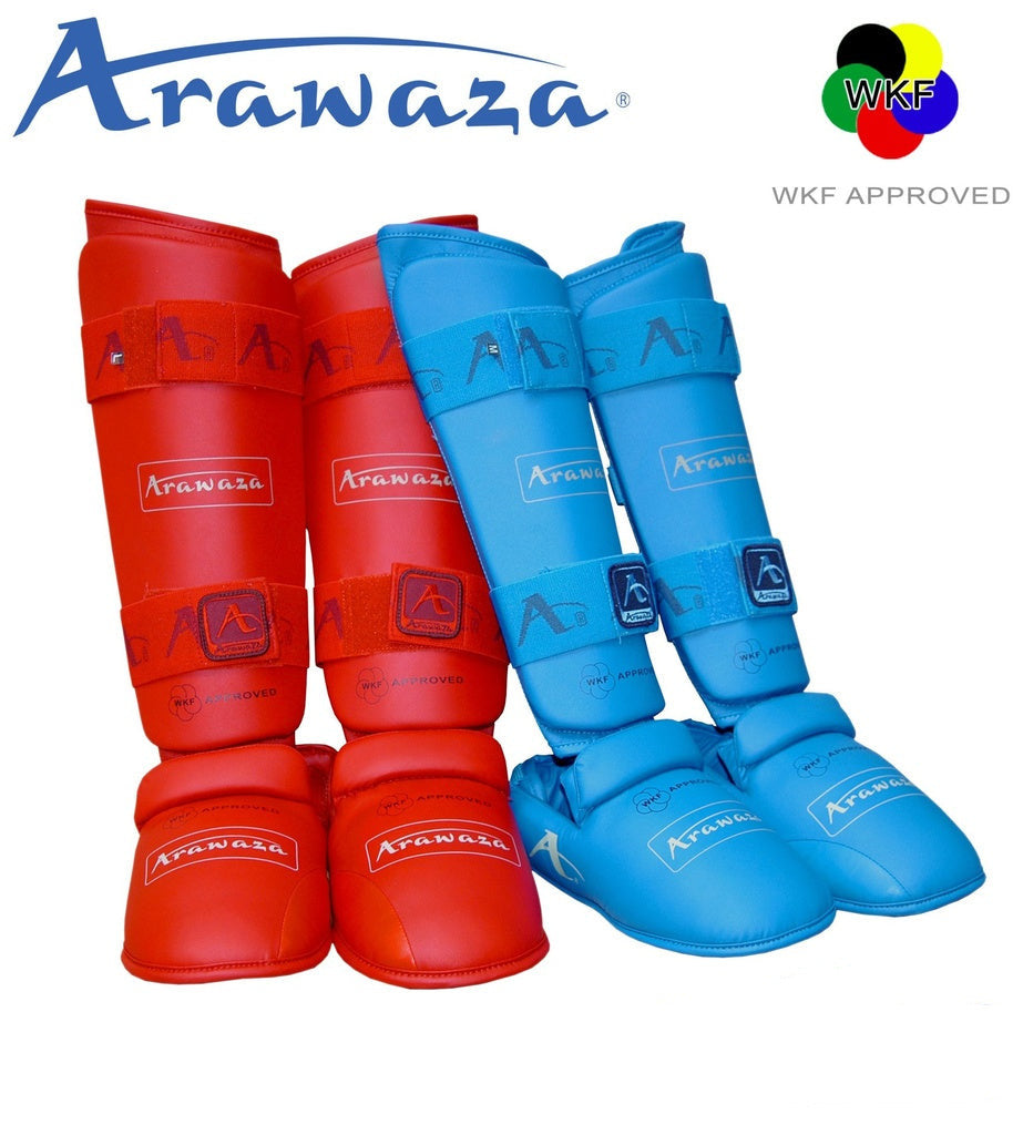 WKF ARAWAZA KARATE Shin and Instep Protectors