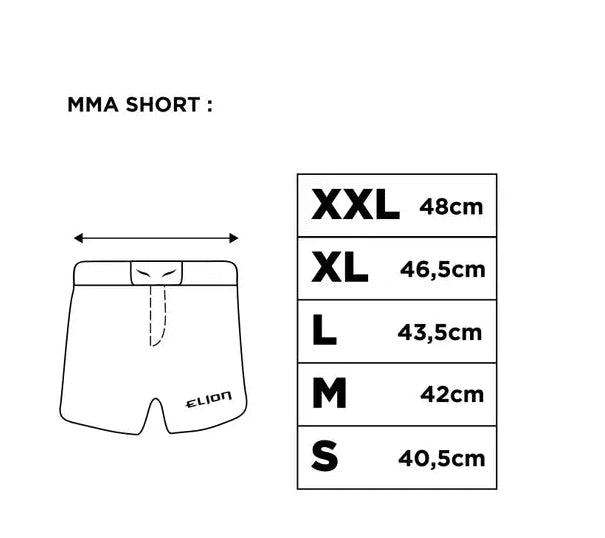 Short de MMA ELION | MMA - Pancrace - Grappling