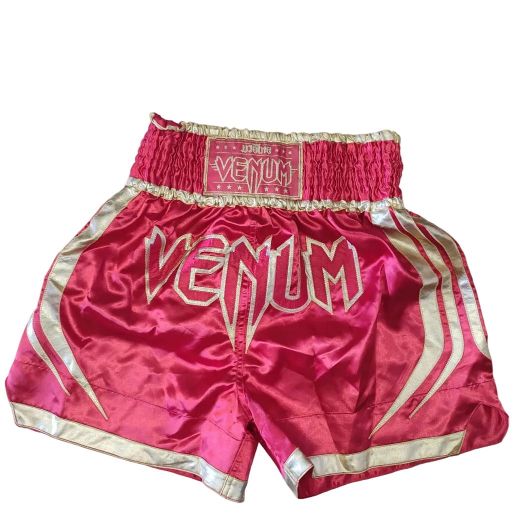 Short Thai Venum Rouge et Or